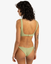 2 Tanlines - Bikinioberteil mit mittlerer Bedeckung für Frauen Grün EBJX300120 Billabong