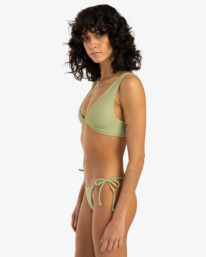 3 Tanlines - Bikinioberteil mit mittlerer Bedeckung für Frauen Grün EBJX300120 Billabong