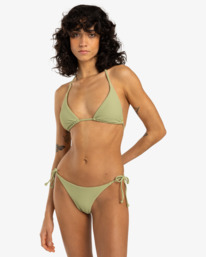 1 Tanlines - Top de bikini con cobertura reducida para Mujer Verde EBJX300124 Billabong