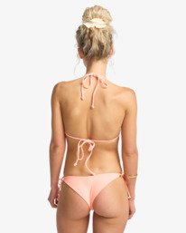 2 Tanlines Multi Tri - Skimpy Coverage Bikini Top for Women Pink EBJX300124 Billabong