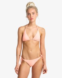 0 Tanlines Multi Tri - Skimpy Coverage Bikini Top for Women Pink EBJX300124 Billabong