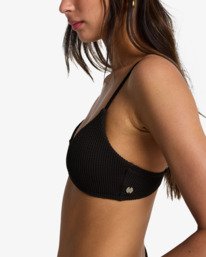 4 Summer High V - Bralette Bikini Top for Women Black EBJX300129 Billabong