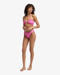 1 Summer High Drew - Bandeau Bikini Top for Women Pink EBJX300138 Billabong