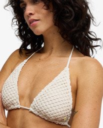4 Twisted Tides Remi Tri - Triangle-Bikinioberteil f&uuml;r Frauen Weiss EBJX300150 Billabong