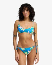 1 Sol Searcher Tropic - Tie Side Bikini Bottoms for Women Blue EBJX400100 Billabong