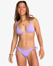 1 Sol Searcher Tropic - Braguita de bikini con lazo lateral para Mujer Violeta EBJX400100 Billabong