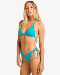 2 Sol Searcher Tie Side - Bas de bikini couvrance mini pour Femme Bleu EBJX400106 Billabong