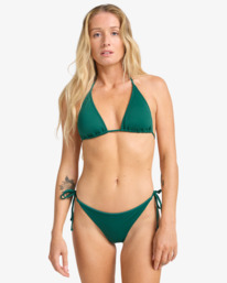 1 Sol Searcher Tie Side - Bas de bikini couvrance mini pour Femme Vert EBJX400106 Billabong