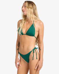 2 Sol Searcher Tie Side - Bas de bikini couvrance mini pour Femme Vert EBJX400106 Billabong