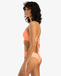 2 Tanlines Fiji - Braguita de bikini de cobertura reveladora para Mujer Rosa EBJX400138 Billabong