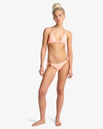 1 Tanlines Tie Side Tanga Pink EBJX400142 Billabong