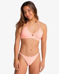 1 Tanlines - Bas de maillot de bain à couvrance échancrée pour Femme Rose EBJX400143 Billabong