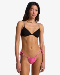 1 Summer High Low Tide - Bas de bikini &eacute;chancr&eacute; pour Femme Rose EBJX400153 Billabong