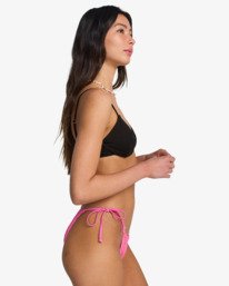 2 Summer High Low Tide - Bas de bikini &eacute;chancr&eacute; pour Femme Rose EBJX400153 Billabong