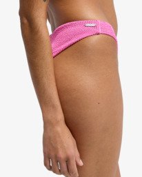 3 Summer High Tanga - Bas de bikini &eacute;chancr&eacute; pour Femme Rose EBJX400155 Billabong