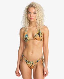 1 Des Tropiques Tanga - Bas de bikini à nouer sur les côtés pour Femme Noir EBJX400160 Billabong