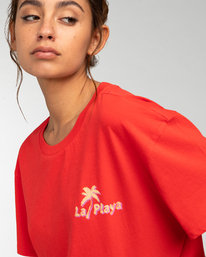 5 La Playa - T-shirt pour Femme Rouge EBJZT00117 Billabong