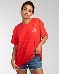 0 La Playa - T-shirt pour Femme Rouge EBJZT00117 Billabong