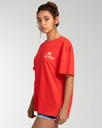 4 La Playa - T-shirt pour Femme Rouge EBJZT00117 Billabong