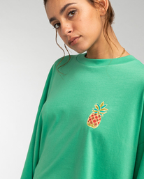 5 Beach - Long Sleeve T-Shirt for Women Green EBJZT00138 Billabong