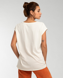 2 All Night - T-Shirt for Women White EBJZT00142 Billabong