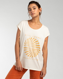 0 All Night - T-Shirt for Women White EBJZT00142 Billabong