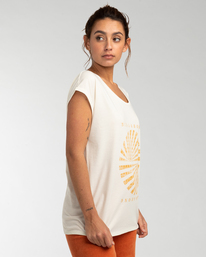 3 All Night - T-Shirt for Women White EBJZT00142 Billabong