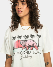 4 California Love - T-Shirt voor Dames White EBJZT00148 Billabong