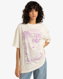 0 High On Life - T-shirt à manches courtes pour Femme Blanc EBJZT00409 Billabong