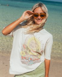 0 Chasin Sunshine - Short Sleeves T-Shirt for Women White EBJZT00411 Billabong