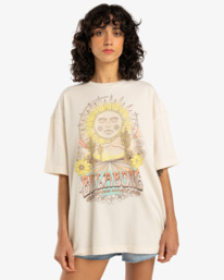 0 Chasin Sunshine - Camiseta de manga corta para Mujer Blanco EBJZT00411 Billabong