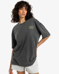 0 Out Until Dawn - Camiseta de manga corta para Mujer Negro EBJZT00413 Billabong