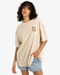 0 Brand New Day - T-shirt à manches courtes pour Femme Blanc EBJZT00414 Billabong