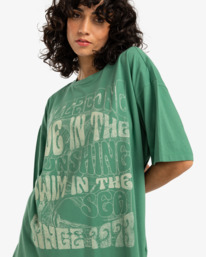 1 Highest Tide - T-shirt à manches courtes pour Femme Vert EBJZT00416 Billabong