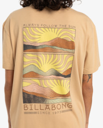 4 Sun Phased - T-shirt de mangas curtas para Mulher Beige EBJZT00423 Billabong