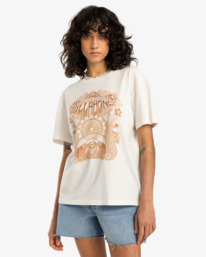 0 Waves Of Change - T-shirt de mangas curtas para Mulher Branco EBJZT00424 Billabong