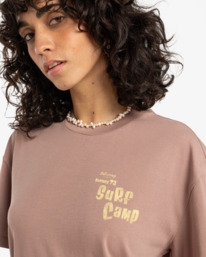 1 Surf Camp - Camiseta de manga corta para Mujer Marron EBJZT00425 Billabong