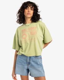 0 Sol Surf - T-shirt à manches courtes pour Femme Vert EBJZT00428 Billabong