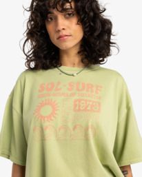 1 Sol Surf - T-shirt met Korte mouw voor Dames Green EBJZT00428 Billabong