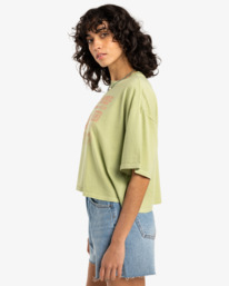 4 Sol Surf - T-shirt à manches courtes pour Femme Vert EBJZT00428 Billabong