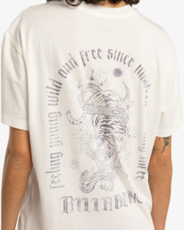 4 Wild And Free - T-shirt à manches courtes pour Femme Blanc EBJZT00434 Billabong