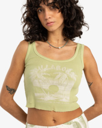 1 Nice Feelings - Camiseta sin Mangas para Mujer Verde EBJZT00439 Billabong