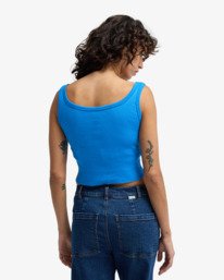 1 Surfing Our Way - T-shirt manches courtes sérigraphié pour Femme Bleu EBJZT00458 Billabong