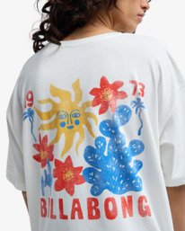 5 Hot Haze - Short Sleeve T-Shirt for Women Branco EBJZT00460 Billabong