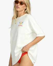 4 Hot Haze - Short Sleeve T-Shirt for Women White EBJZT00460 Billabong