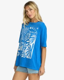 3 Summer Nights - Short Sleeve T-Shirt for Women Blue EBJZT00464 Billabong