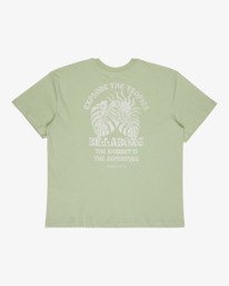 1 Paradise Calling - T-shirt com serigrafia de manga curta para Mulher Verde EBJZT00465 Billabong