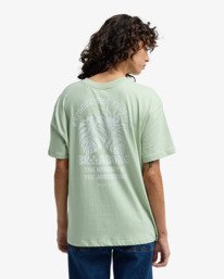1 Paradise Calling - Camiseta de manga corta serigrafiada para Mujer Verde EBJZT00465 Billabong