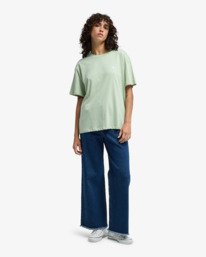 2 Paradise Calling - Camiseta de manga corta serigrafiada para Mujer Verde EBJZT00465 Billabong