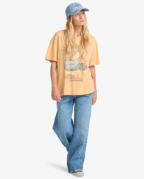2 Vibe Time - Camiseta de manga corta para mujer Marron EBJZT00466 Billabong
